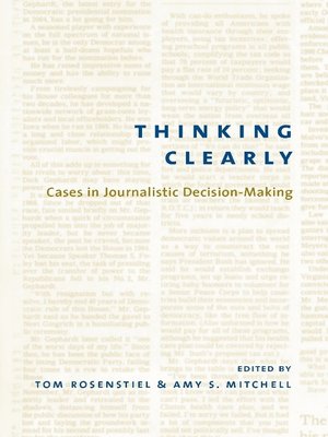 cover image of Thinking Clearly